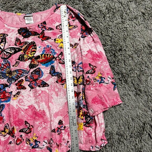 2000s Butterfly Boho Core Shirt Size XXL - Picture 5 of 6